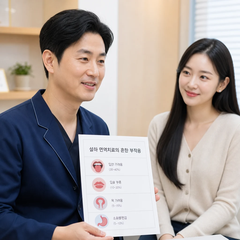 설하면역치료 부작용이 궁금해요