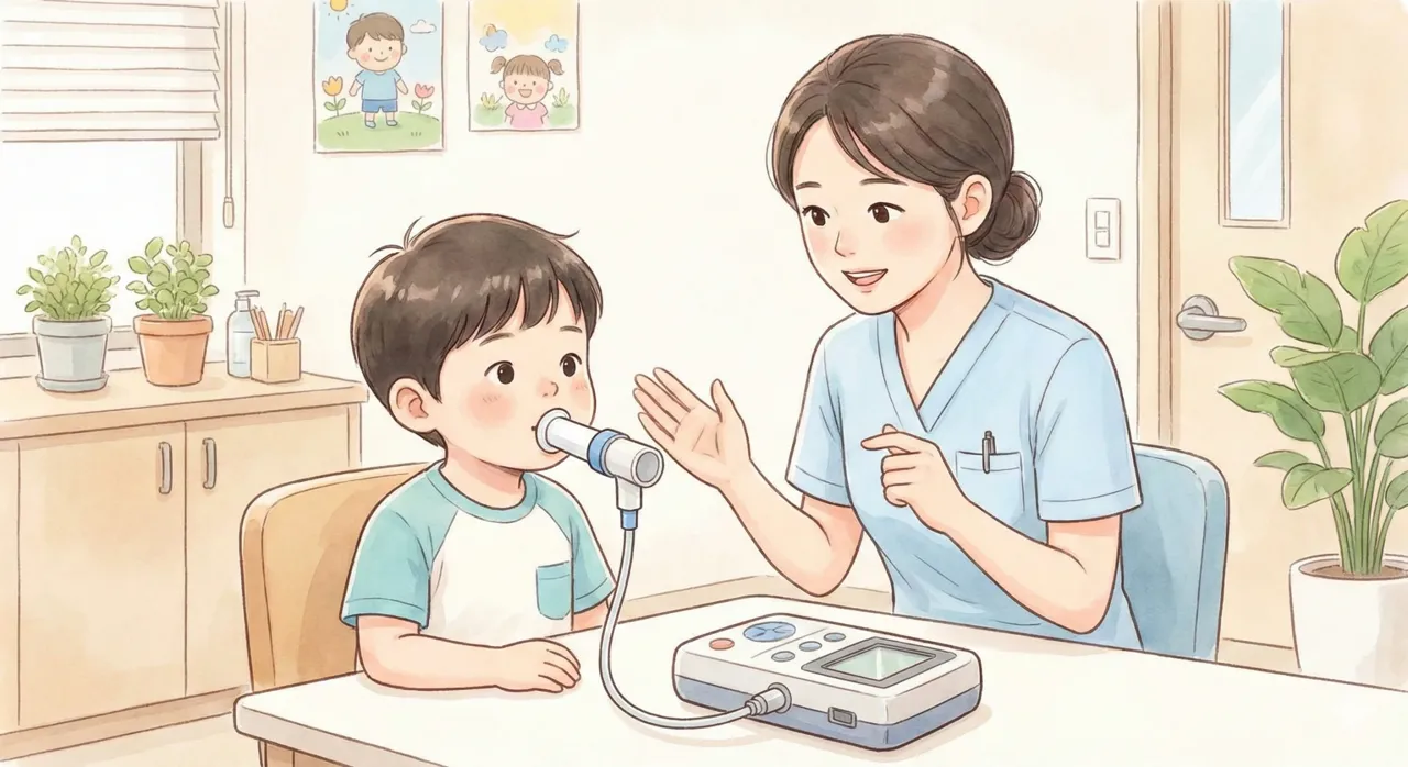 알레르기 진료 일러스트